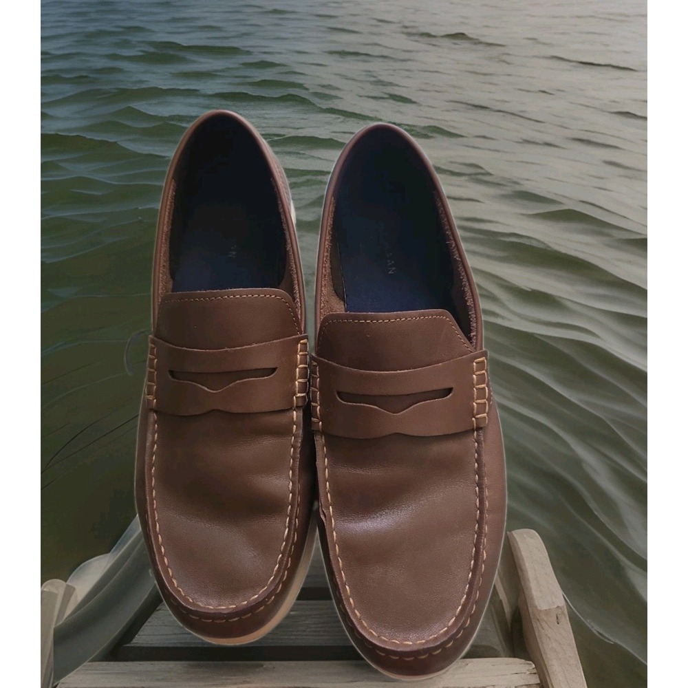 Cole Haan Nantucket Penny Loafer men's shoes size 12 M Brown